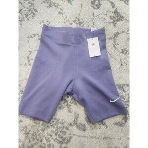 Nike Classic Women's Dusty Amethyst High-Waisted 8" Biker Shorts (DV7797-527)